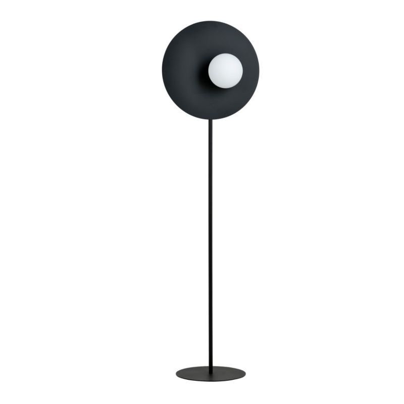 Lampa podłogowa stojąca Emibig Oslo czarno-biała 1 x E14 x 10W wym: 145 x 40 cm - 1 szt.
