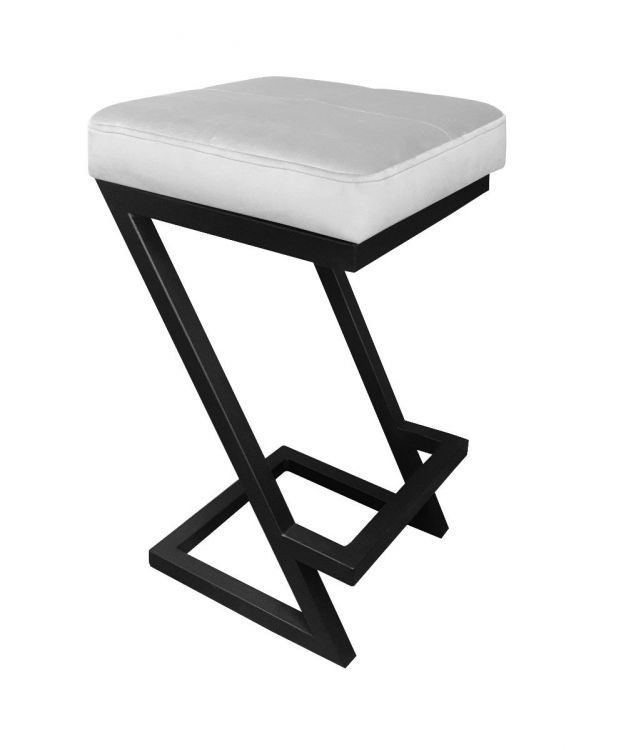 Hoker niski ZAZU VELVET jasnoszary ATOS 1 szt.