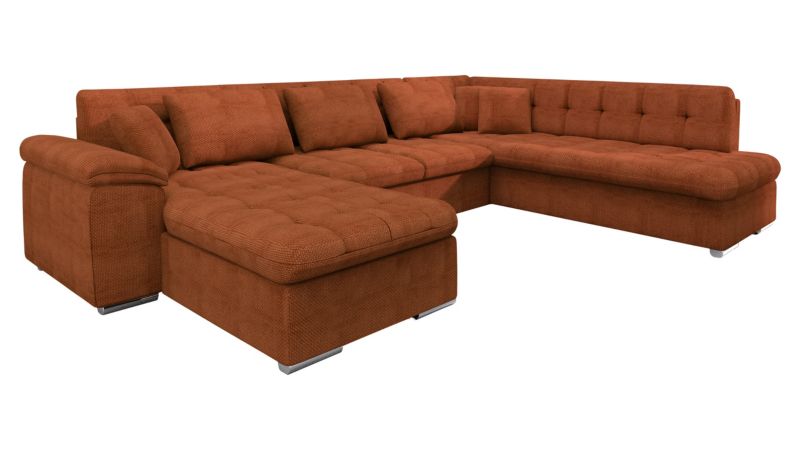 Narożnik MIRJAN 24 rozkładany Niko Bis lewy ceglany 1 szt.