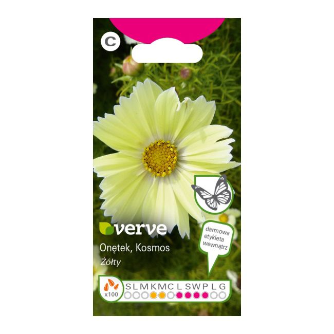 Nasiona kosmos Verve żółty