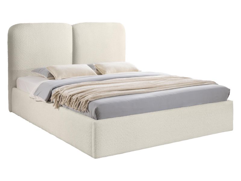 Łóżko tapicerowane MIRJAN 24 Heaven 180x200 śmietankowy 1 szt.