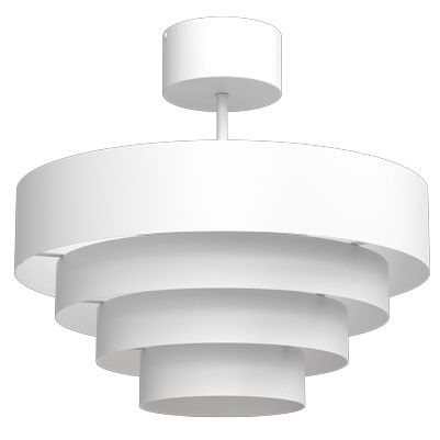 Lampa sufitowa wisząca Luminex Rings 5172 biały mat ring 2xE27 x 15W 1 szt.