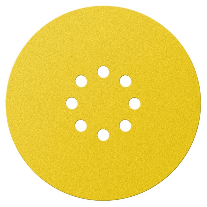 Krążki ścierne GRAPHITE 225 mm żółte z otworami gradacja K120 1 kpl.