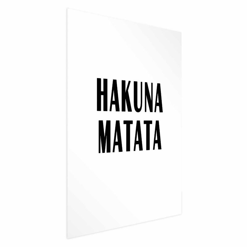 Plakat Artgeist Hakuna Matata 60x90 cm bez ramy 1 szt