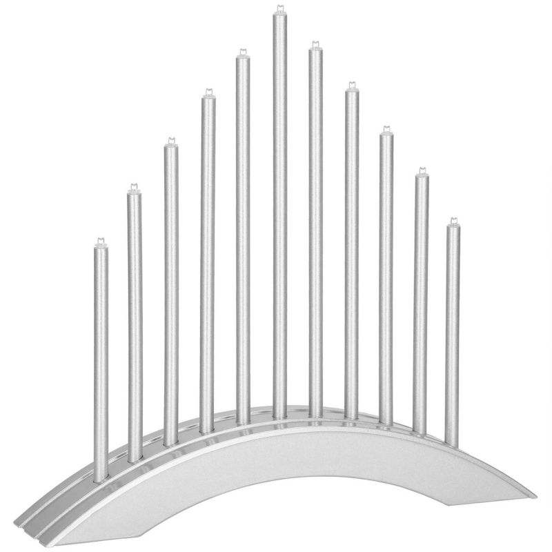 Świecznik adwentowy Springos Led 11 świec srebrny 1 szt.