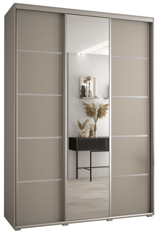 Szafa przesuwna Abiks 45 wysoka Dakota 5 170 kaszmir+kaszmir+srebr 1 szt