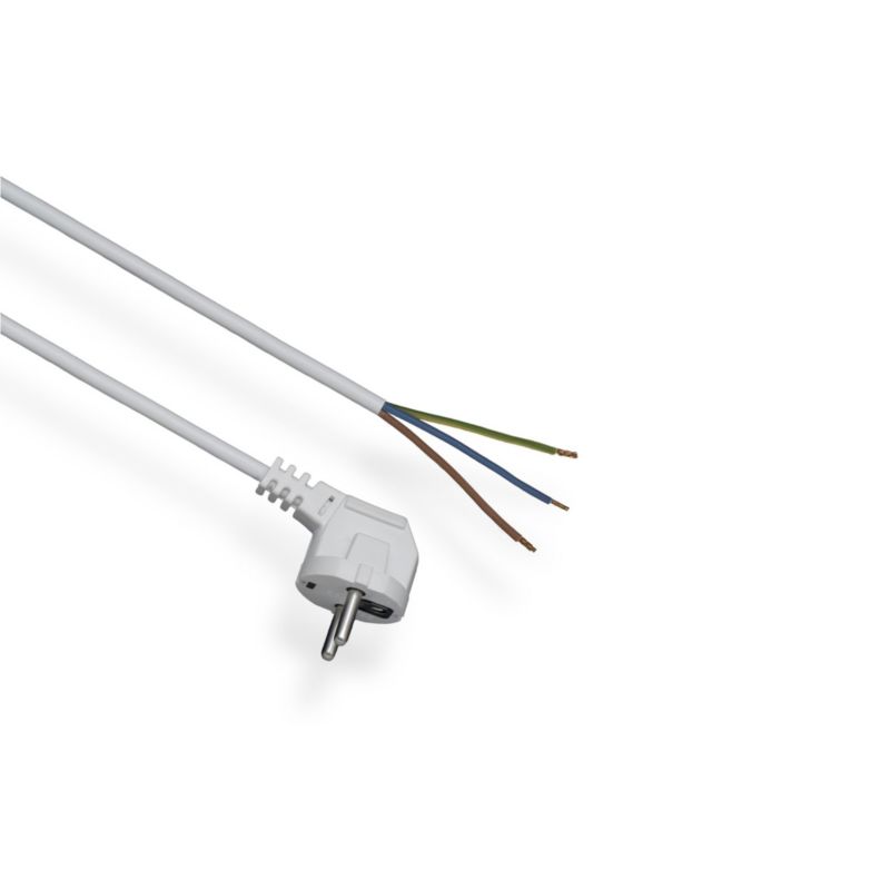 Przewód przyłączeniowy z wtyczką z uziemieniem OMY 3 x 1 6 m 1 szt.