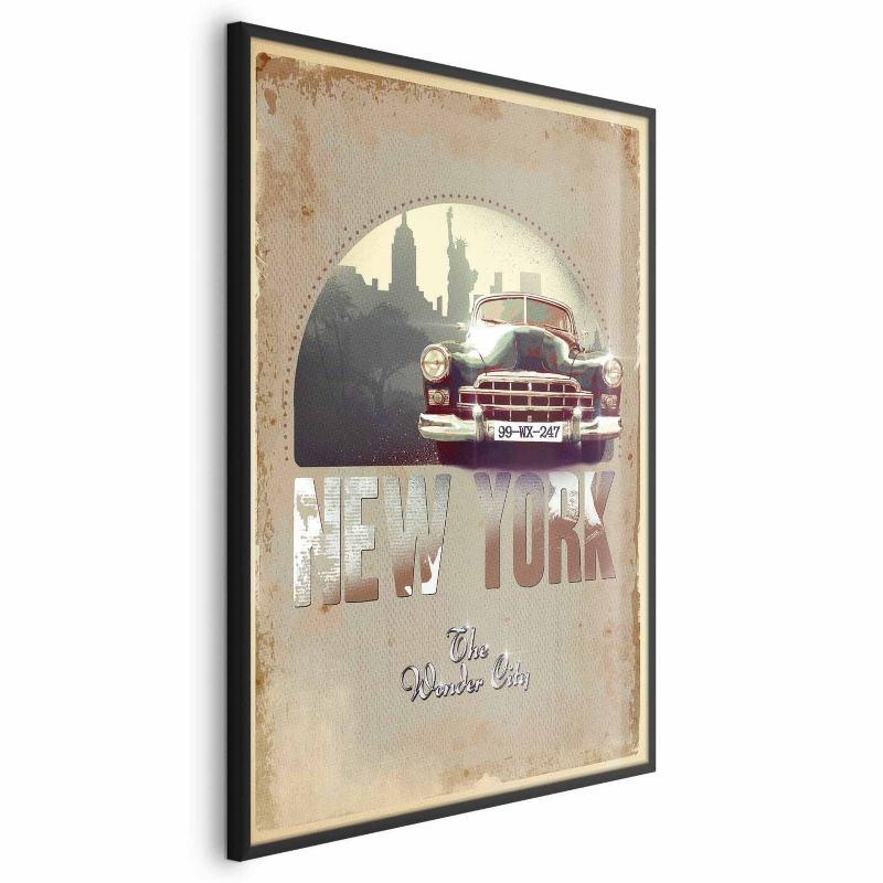 Plakat Artgeist New York 29,7x42 cm z ramą czarną 1 szt