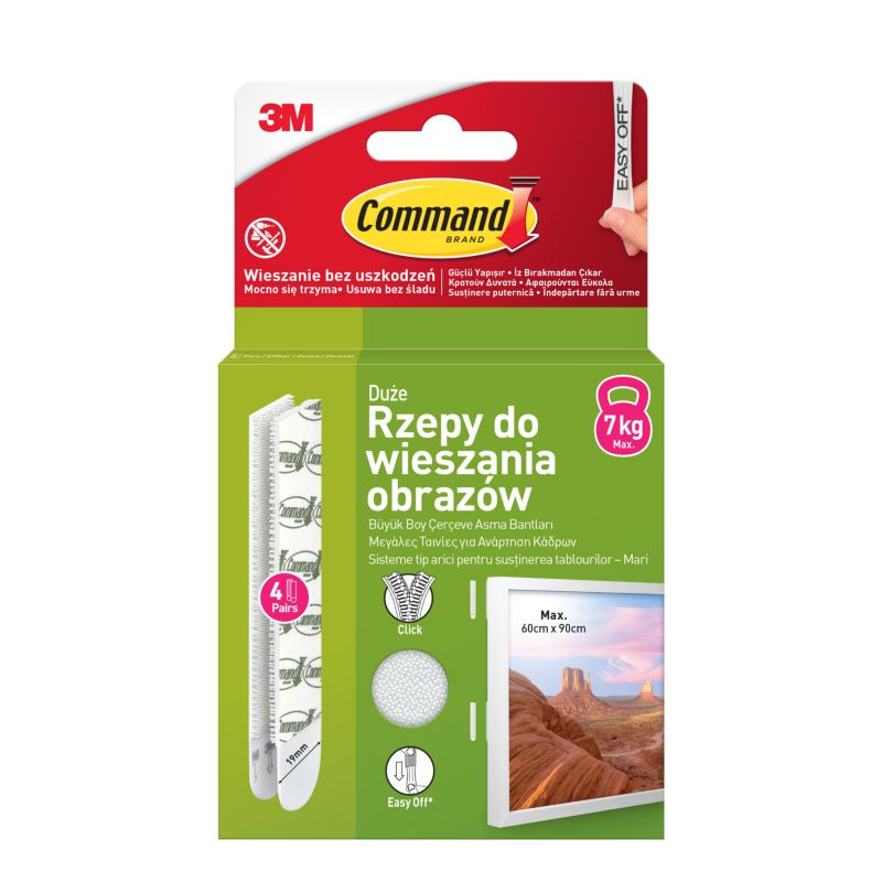 Rzepy Command duże 4 pary