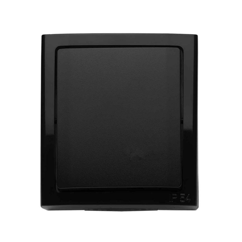 Przełącznik pojedynczy Polmark Bravo czarny