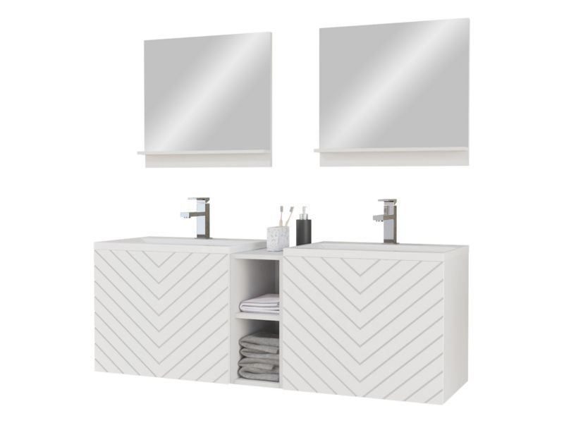 Meble łazienkowe MIRJAN 24 Nexso VI biały 1 kpl.