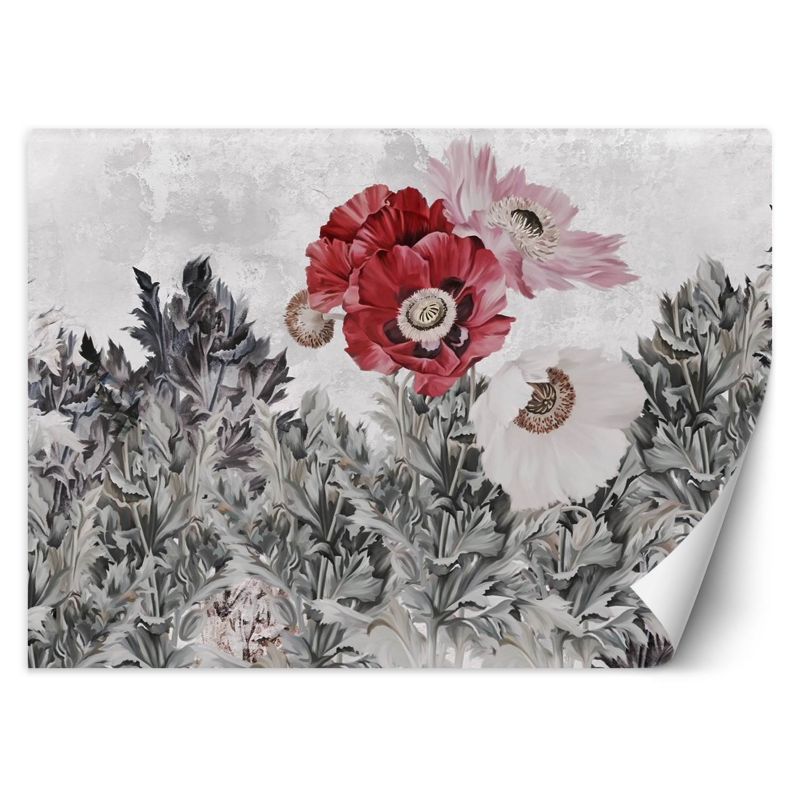 Fototapeta Feeby Malowane czerwone maki 368x254 1 szt