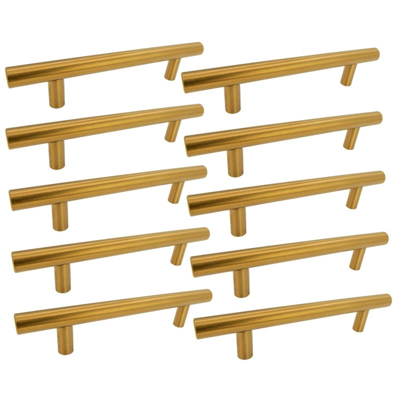 Uchwyt meblowy B&B Reling 128 mm złoty 10 szt