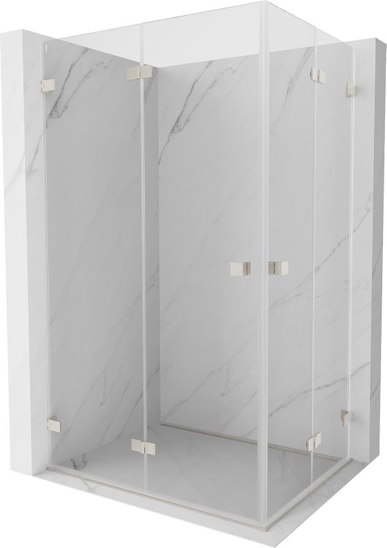 Kabina prysznicowa Mexen Lunar-F transparentna nikiel 85x75 cm 1 szt.