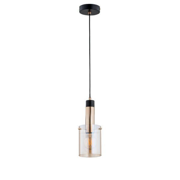 Lampa wisząca Alfa Bella 8306 czarna-stare złoto minimalistyczna 1xE27 x 15W 1 szt.
