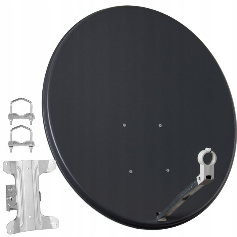 Antena satelitarna Corab 800SAE-C czasza 80cm grafitowa 1 szt.