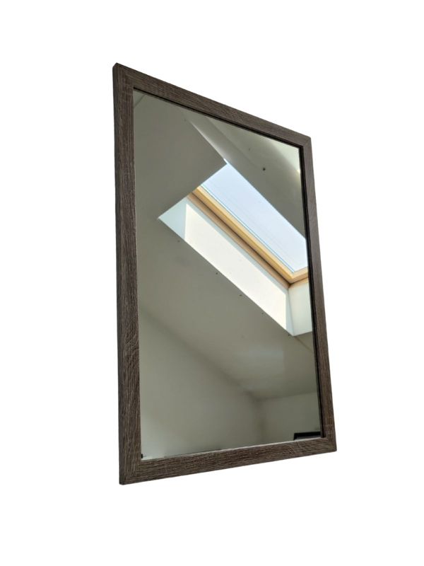 Lustro prostokątne z serii HIT Erama 40 x 80 cm w ramie sonoma truflowa 1szt.