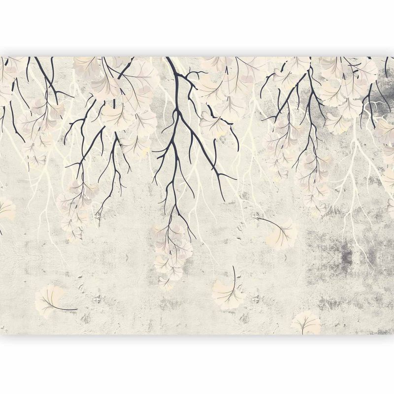 Fototapeta samoprzylepna Artgeist Kwiaty beżowa 245x175 (5 części) 0660ac rolka 1 szt