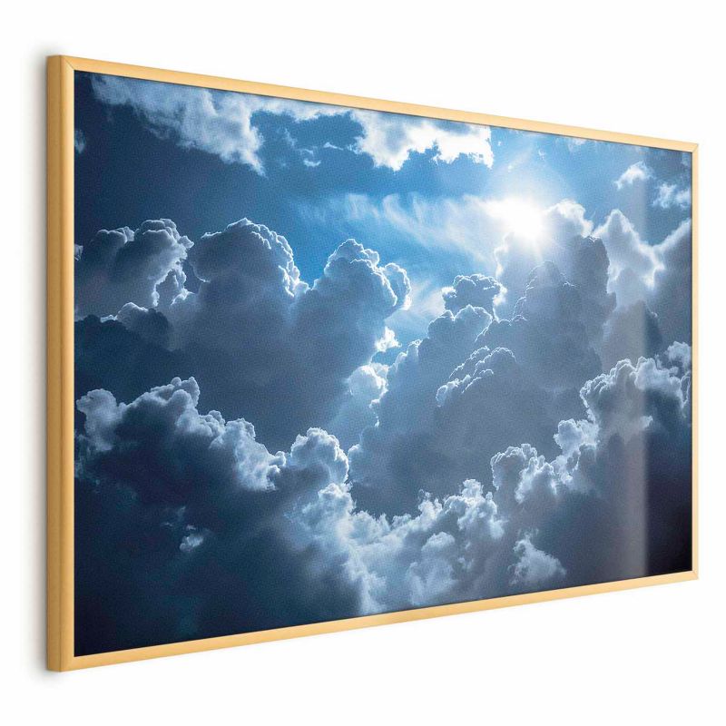 Plakat Artgeist Ożywiona sceneria 60x40 cm z ramą złotą 1 szt