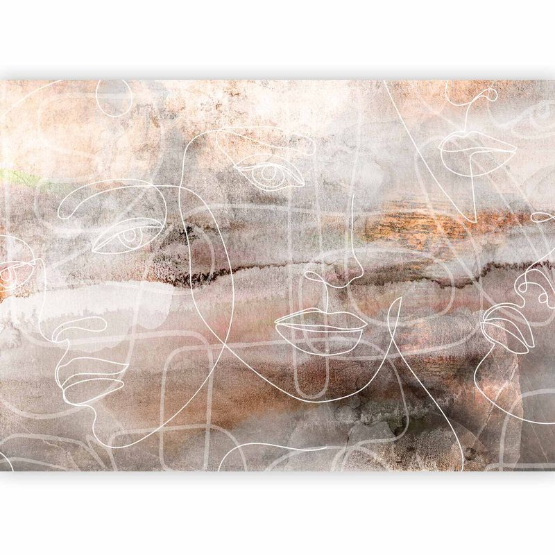 Fototapeta flizelinowa Artgeist 110g/m2 Abstrakcje szara 200x140 (4 części) 10020aa rolka 1 szt