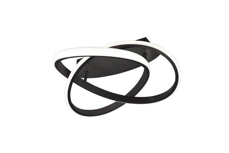 Lampa sufitowa wisząca RL Course 2165 czarno-biała nowoczesna wbudowany LED 18W 1 szt.