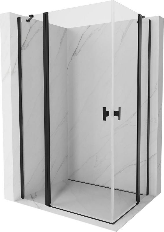 Kabina prysznicowa Mexen Mist czarna 100x85cm 1 szt.