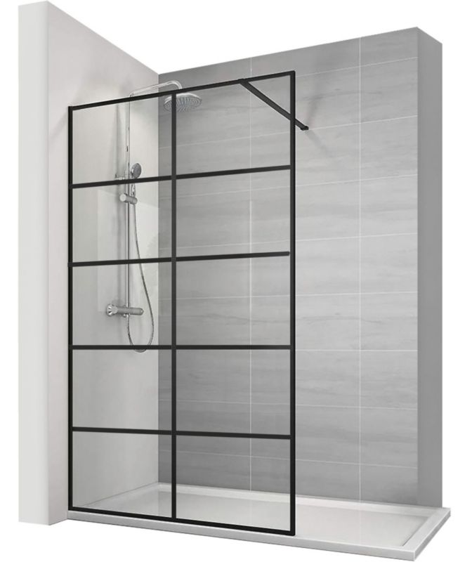 Ścianka Prysznicowa Calani Soleo 90 Czarny 1 Szt