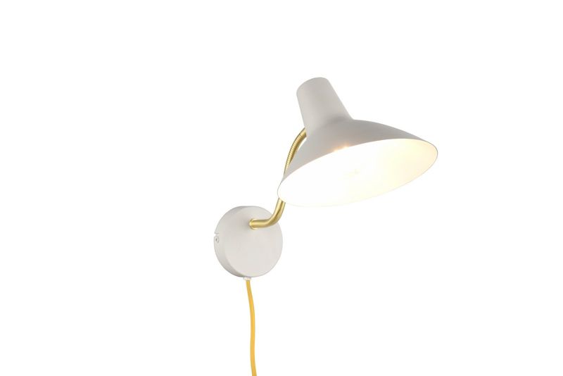 Kinkiet ścienny Trio Traveller szaro-złoty do sypialni 1 x E27 x IP20 wym: 38 x 20 x 17 cm - 1 szt.