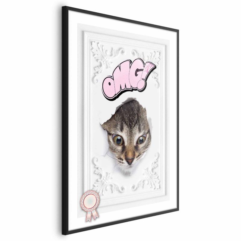 Plakat Artgeist OMG 40x60 cm z ramą czarną 1 szt