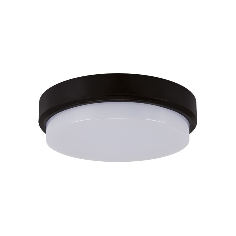 Lampa sufitowa zewnętrzna Struhm Aron czarno-biała LED 12W 4100K 1200lm IP65 wym: 5,8 x 17,5 x 17,5 cm - 1 szt.