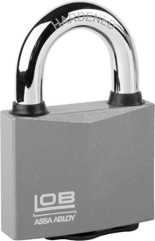 Kłódka pałąkowa LOB 66 mm ZnAl granitowa 1