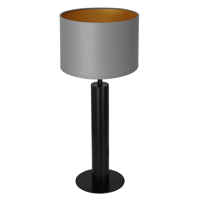 Lampa stołowa Luminex Table Lamps czarny mat-szara-złota 1 x E27 x 15W IP20 wym: 58 x 25 x 25 cm metal - 1 szt.