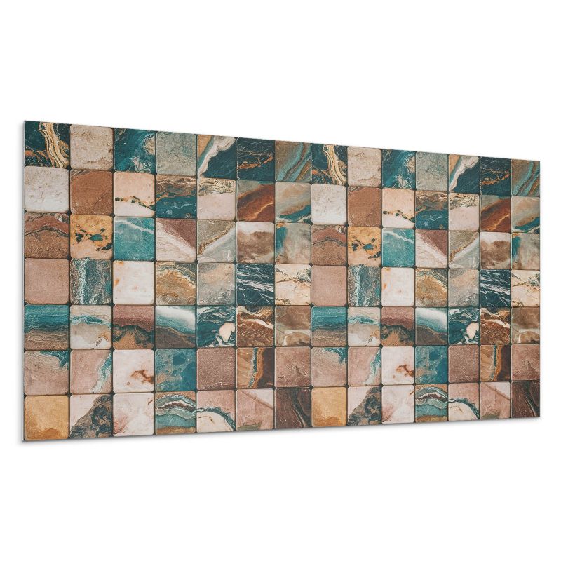 Kafelki samoprzylepne Wallfluent 60x30 cm Wzór mozaiki z kamiennych elementów 6 szt.