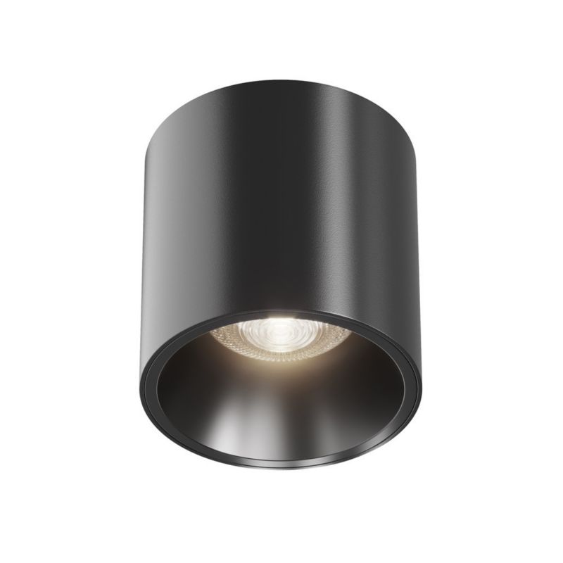 Lampa sufitowa reflektor Maytoni Alfa Led czarna wym: 7 x 7 cm wbudowany LED 12W 4000K 900lm 1 szt.