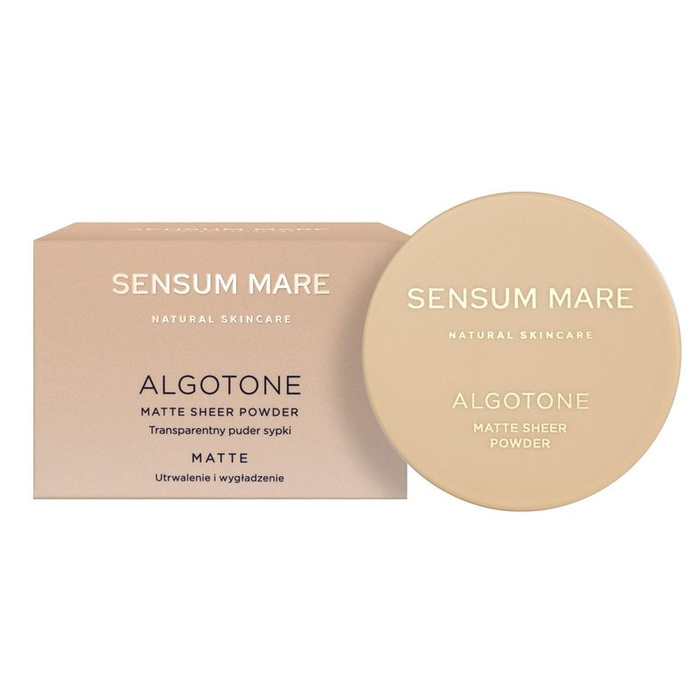 Sensum Mare ALGOTONE Matte Sheer Powder - Transparentny puder sypki