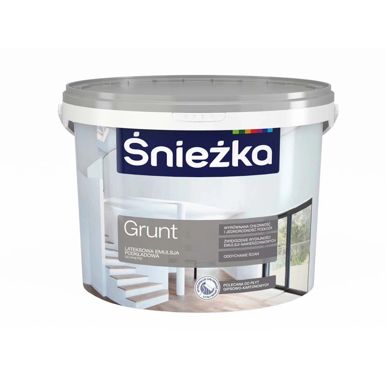 Śnieżka Emulsja Grunt biała 5 l