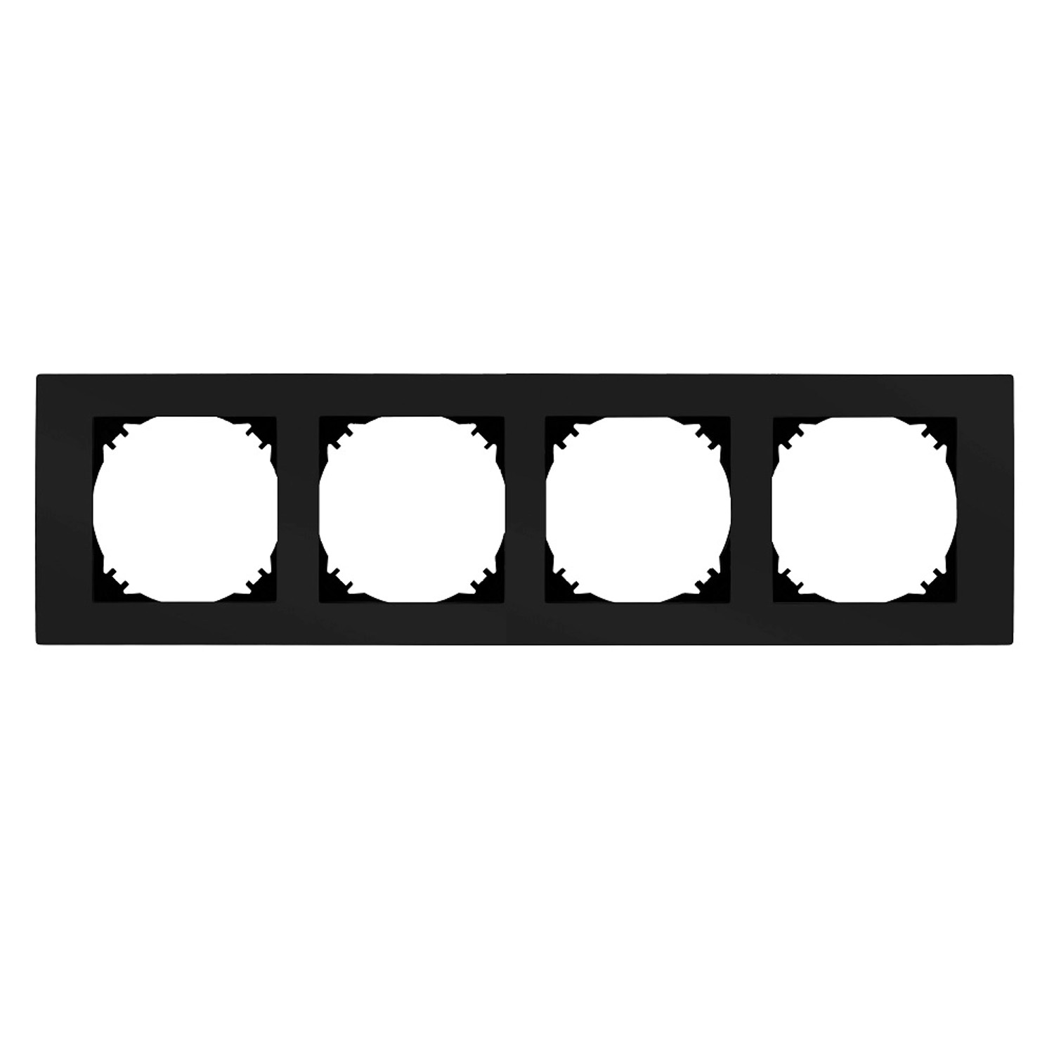 Elektro-Plast Ramka Santra 4-krotna czarna