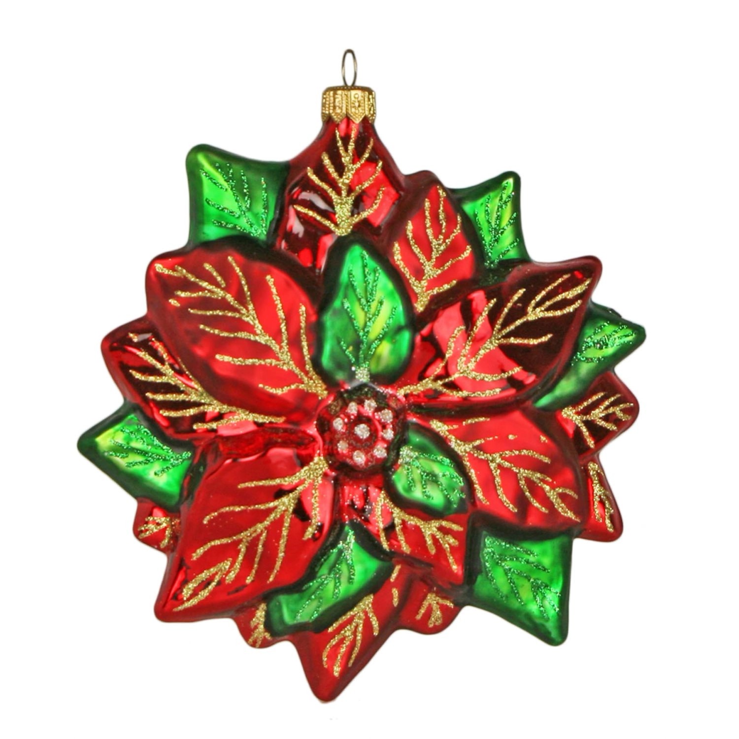 Bombka formowana GWIAZDA BETLEJEMSKA - 14x13x10 cm