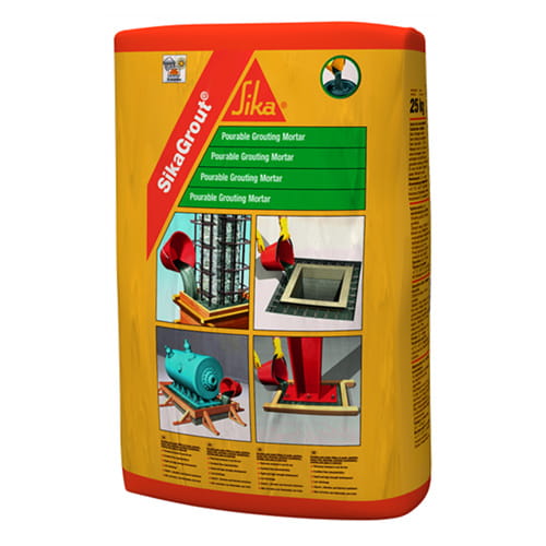 SIKA SIKAGROUT 8R ZAPRAWA CEMENTOWA ZAKOWIENIA PODLEWKI NAPRAWA BETONU 25KG