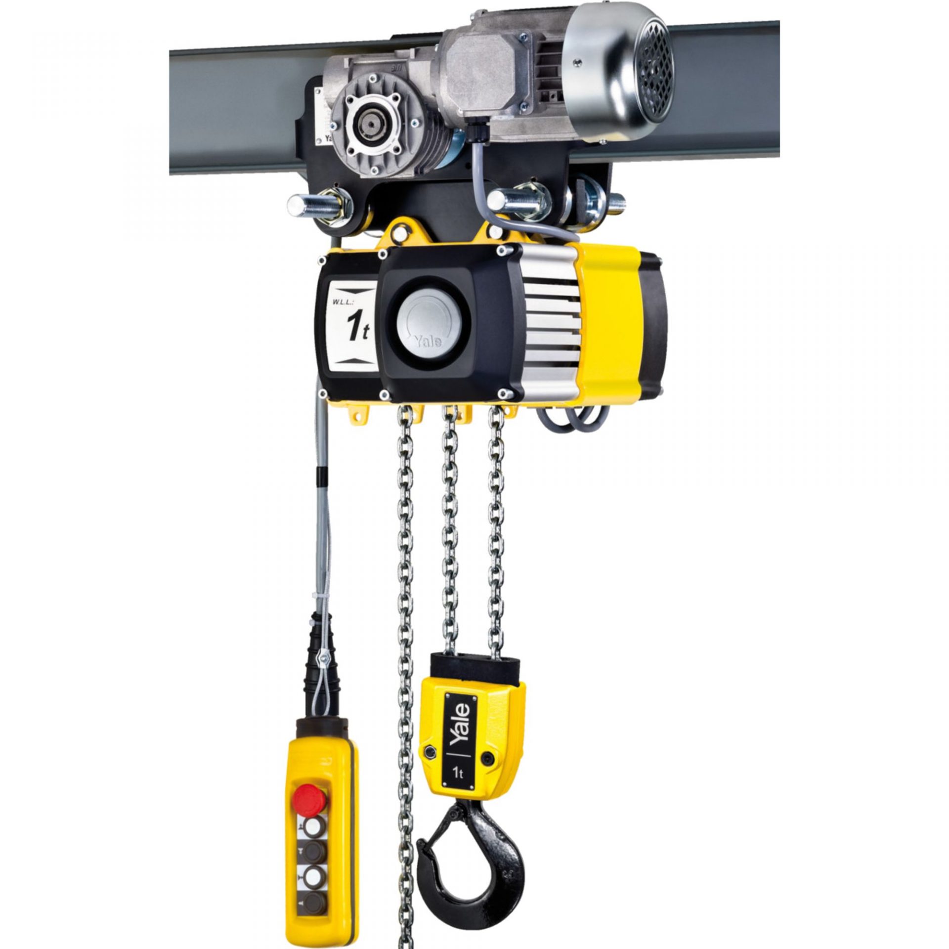 Yale CPV VTE - 18 m/min - wciągnik łańcuchowy elektryczny przejezdny - CPV VTE-B 10-8 / 1000 kg - 6,0 m