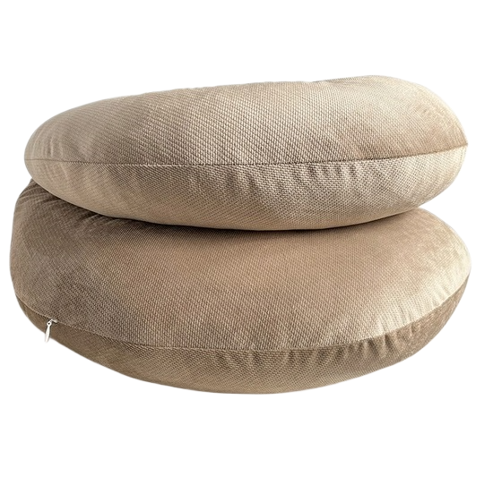 Poduszka ciążowa do spania velvet beżowy Wyprzedaż