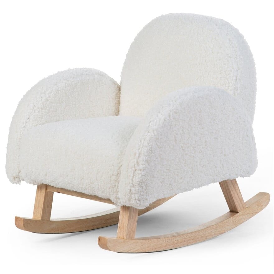 Childhome Dziecięcy fotel bujany Teddy bear Off white