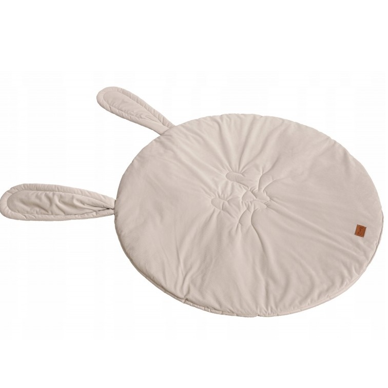 Mata do zabawy KRÓLICZEK velvet beż BR