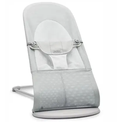 BABYBJORN - leżaczek BALANCE SOFT MESH - Szary/Biały SC