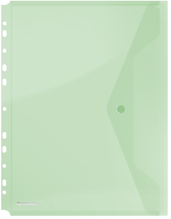 Teczka koperta do segregatora A4, Donau, na zatrzask, zielony