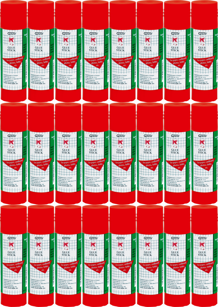 24x Klej biurowy Grand, w sztyfcie, 36g