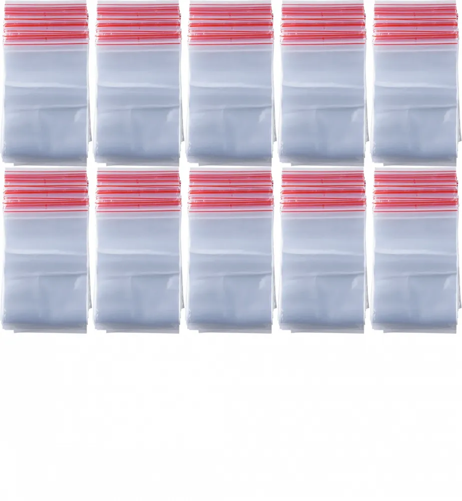 10x Woreczki strunowe Emerson Premium, 40x60mm, 100 sztuk, bezbarwny