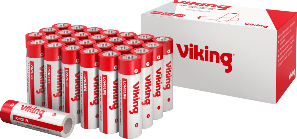 Bateria alkaliczna Viking Longlife, AA, 28 sztuk