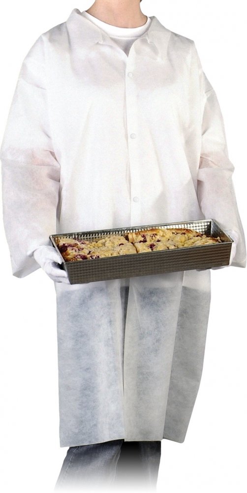 Fartuch ochronny Reis Flab, rozmiar XL, biały