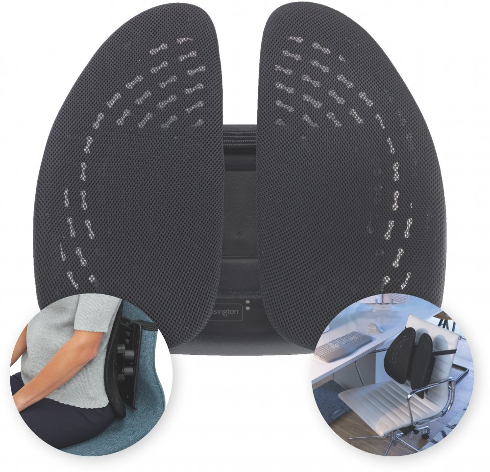 Podpórka pod plecy Kensington SmartFit Conform, czarny